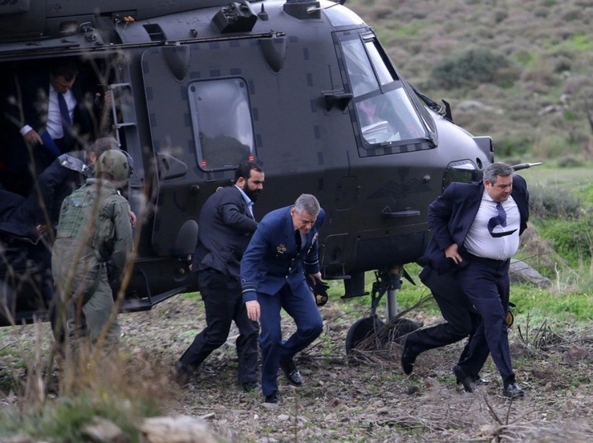 Από το Μονακό στη Μονεμβασιά με στρατιωτικό ελικόπτερο ο Καμμένος